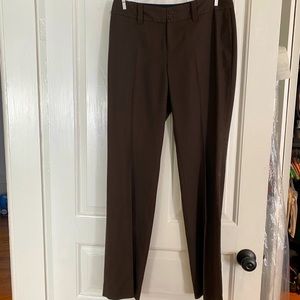 Banana Republic Martin Fit lined brown pants. Size 6.